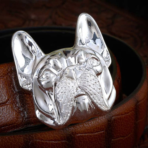 Bulldog Belt Buckle - Luxury Accessories - AME Jewellery