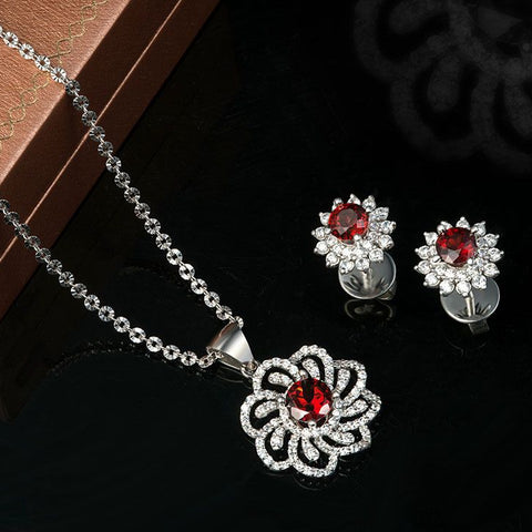 Bộ Trang sức Bạc cao cấp - Silver Jewelry Set - AME Jewellery