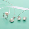 Trang sức Ngọc trai nước ngọt Freshwater pearl sunflower jewelry - AME Jewellery