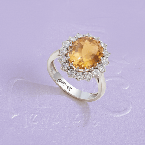 Trang sức Đá quý tự nhiên Citrine - Natural Citrine Jewelry by AME Jewellery