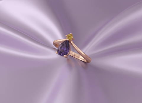 Trang sức Đá quý thiên nhiên Amethyst Jewelry by AME Jewellery