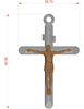 3D design - Jesus Crucifix Cross Pendant Pendant Necklace | AME Jewellery