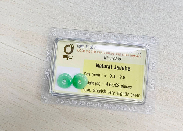4.63 carat Burmese BI / Donut Circle Jadeite Jade from AME Jewellery
