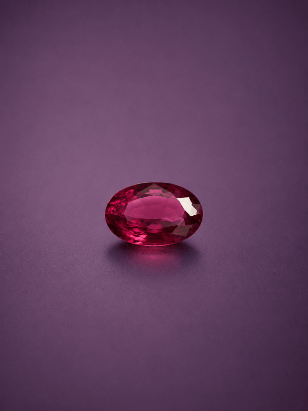 natural oval garnet rhodolite - AME Jewellery