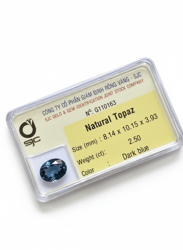 Natural Blue Topaz - AME Jewellery