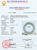 Burmese Jadeite Jade Beads Bracelet certificate, from AME Jewellery 
