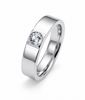 Bague en topaze incolore naturelle en argent sterling, pour homme et femme – AME Jewellery. 