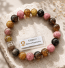 Découvrez l’élégance vibrante du Bracelet de Perles de tourmaline multicolores naturelles avec certification de pierres précieuses n° G108021 par AME Jewellery.
