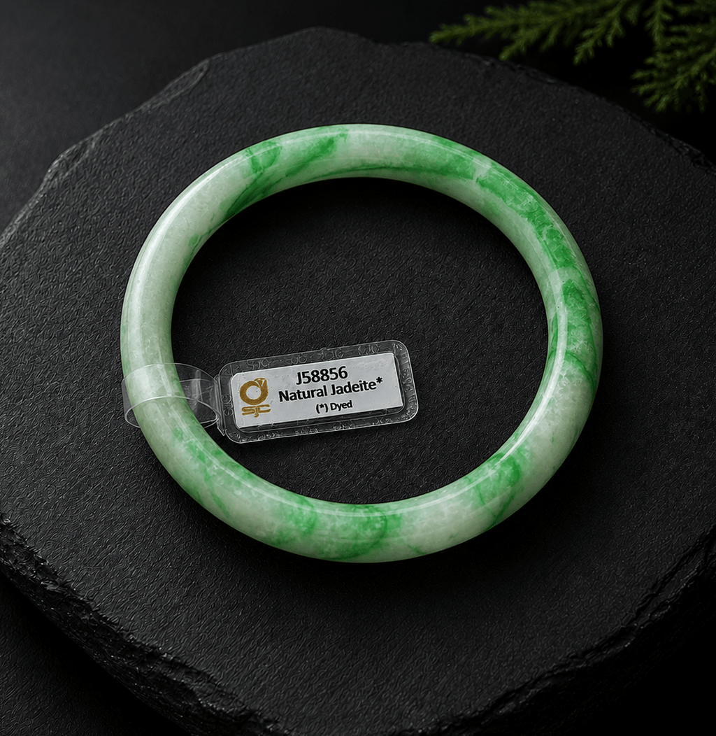 Bracelet jonc en Jade jadeite Birman de 58.8 mm d’AME Jewellery est plus qu'un simple bijou époustouflant 
