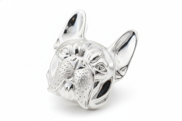 Bulldog Belt Buckle in Silver - Luxury Accessories - AME Jewellery