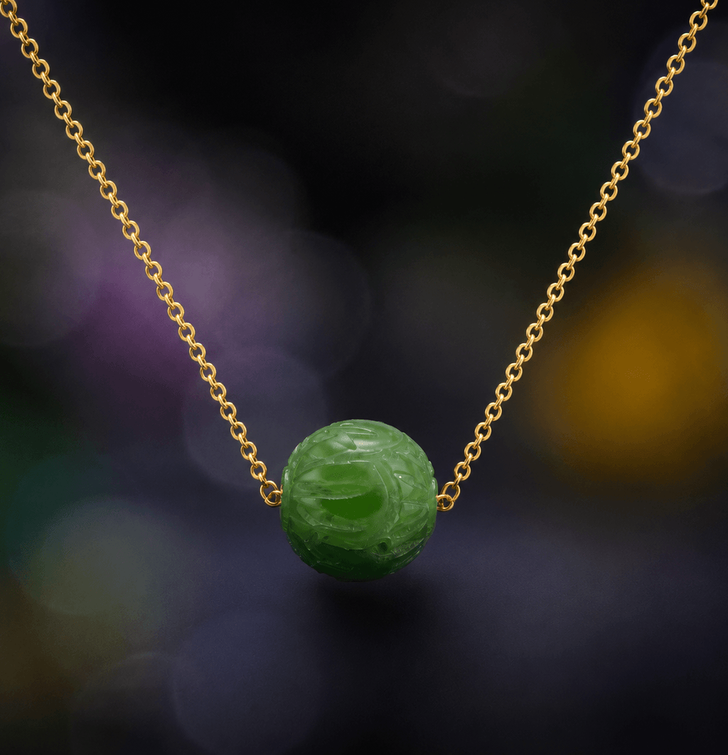 Découvrez l’élégance intemporelle avec le collier en or jaune 14K raffiné d’AME Jewellery,