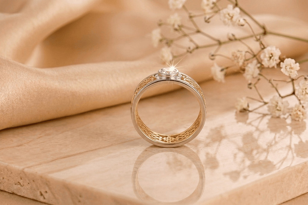 Yellow and White Gold - AME Jewellery