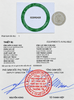 Natural jade certificate size 62.16mm - AME Jewellery