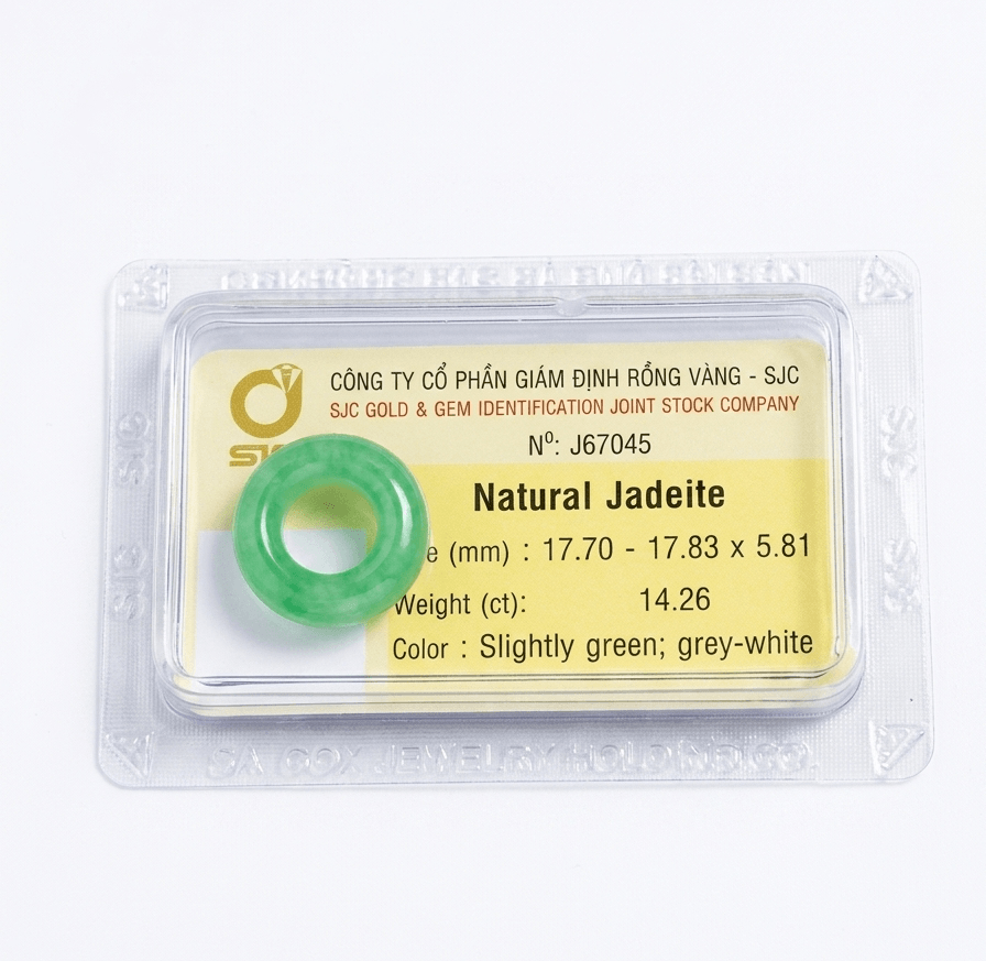 natural Green Burmese Jadeite - AME Jewellery