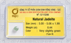 Natural 5mm round cabochon Jadeite (翡翠 Fěicuì) - AME Jewellery. 
