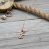 Anchor Pendant Chain Necklace in 18K Rose Gold | Mặt dây Mỏ Neo Vàng | AMEJewellery