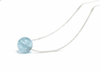 Dây chuyền Đá quý tự nhiên Aquamarine Bead Chain Necklace by AME Jewellery