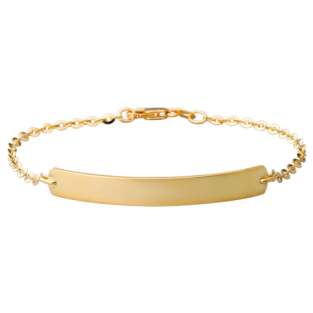 Lắc tay Vàng Classic Bar Bracelet in 18K yellow Gold by AME Jewellery