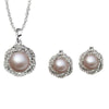 Bộ Trang sức Ngọc trai nước ngọt Lavender Freshwater Pearl Jewelry by AME Jewellery