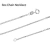 Dây chuyền hộp nữ Bạc cao cấp Box Chain Necklace in Sterling Silver by AME Jewellery