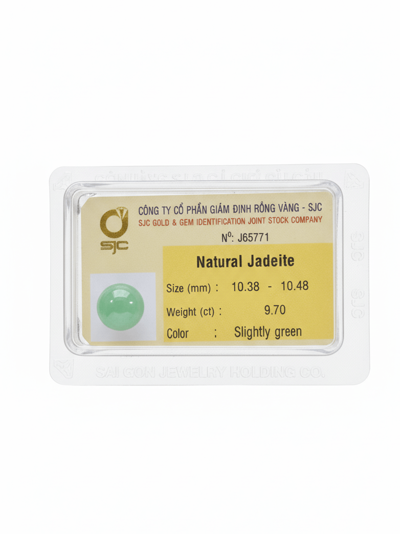 Đá quý thiên nhiên Cẩm thạch Burmese Green Jadeite Jade from AME Jewellery