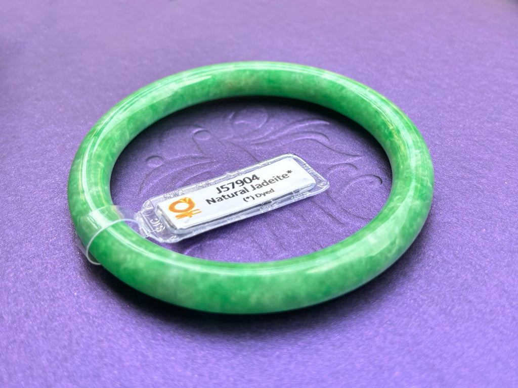 Vòng Cẩm Thạch thiên nhiên Miến Điện | Burmese Jadeite Jade Bangle | AME Jewellery