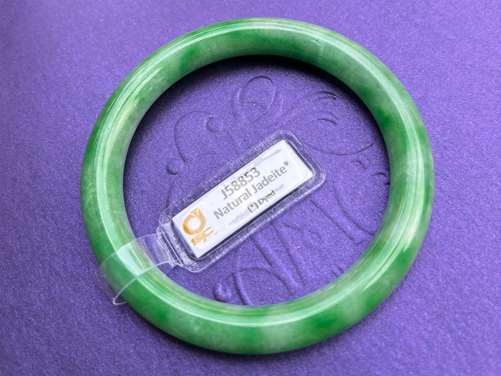 Vòng Cẩm Thạch thiên nhiên Miến Điện | Burmese Jadeite Jade Bangle from AME Jewellery