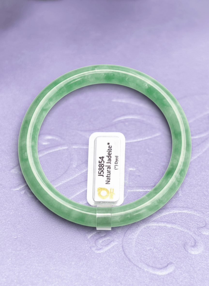 Vòng Cẩm Thạch thiên nhiên Miến Điện | Burmese Jadeite Jade Bangle | AME Jewellery