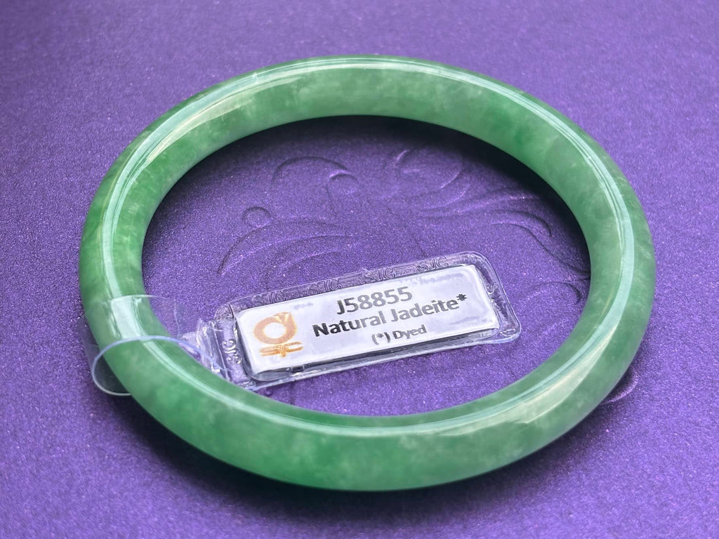 Vòng Cẩm Thạch thiên nhiên Miến Điện | Burmese Jadeite Jade Bangle from AME Jewellery