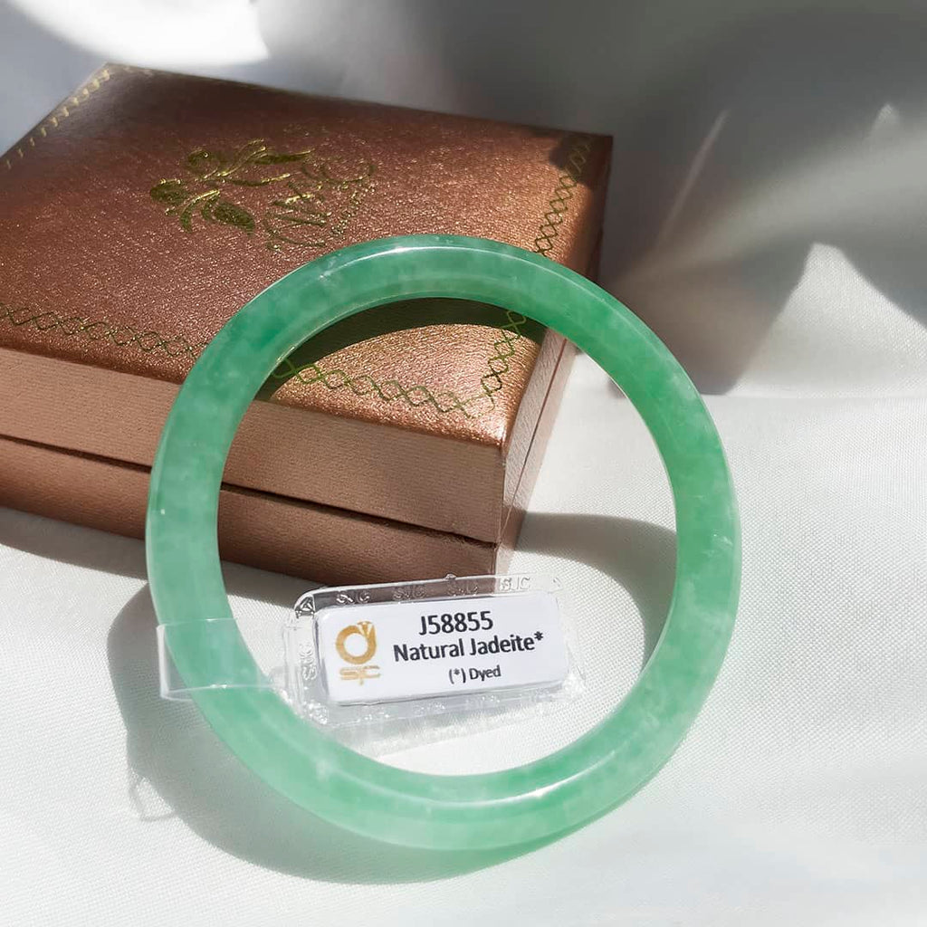 Vòng Cẩm Thạch thiên nhiên Miến Điện | Burmese Jadeite Jade Bangle | AME Jewellery
