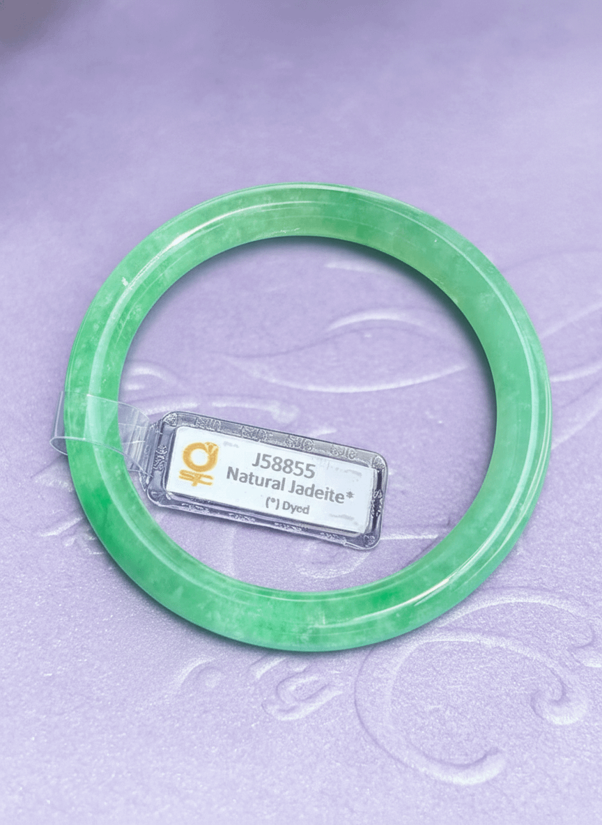 Vòng Cẩm Thạch thiên nhiên Miến Điện | Burmese Jadeite Jade Bangle from AME Jewellery