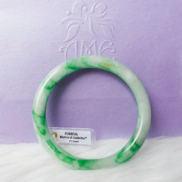 Burmese Jadeite Jade Bangle | Vòng Cẩm Thạch thiên nhiên Miến Điện | AME Jewellery