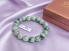 Vòng chuỗi Đá quý thiên nhiên Cẩm thạch - Burmese Green Jadeite Jade Beads Bracelet from AME Jewellery