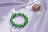 Chuỗi đeo tay đá quý Cẩm Thạch thiên nhiên Miến Điện | Burmese Jadeite Jade Beads Bracelet by AME Jewellery