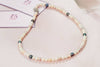 Vòng cổ Chuỗi Ngọc trai ngũ sắc khoá Hoa sen | Multi-color Pearl Strand Necklace Lotus Clasp by AME Jewellery