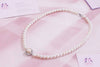 Chuỗi đeo cổ Ngọc trai nước ngọt trắng | White Pearls Strand Necklace | AME Jewellery