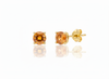 Bông tai Vàng Đá quý tự nhiên Citrine Stud Earrings in 14K Yellow Gold by AME Jewellery