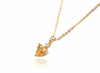  Mặt dây chuyền Vàng Đá quý thiên nhiên Triangle-cut Citrine Pendant Necklace in 14K Yellow Gold by AME Jewellery