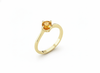 Nhẫn Vàng Đá quý thiên nhiên Citrine Ring in 14K Yellow Gold by AME Jewellery