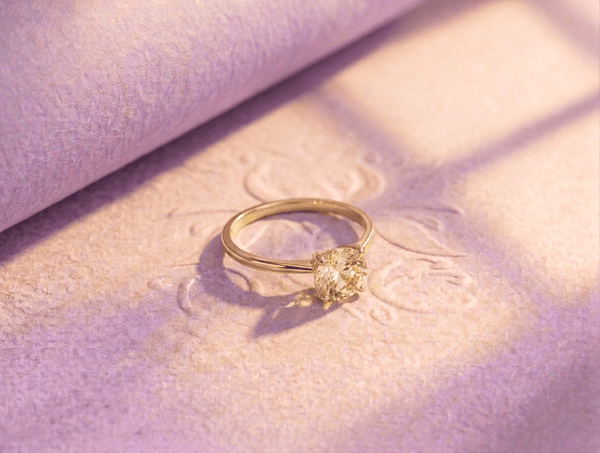 Natural Citrine Ring in 14K Yellow Gold - AME Jewellery