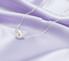 Dây chuyền Ngọc trai trắng Single Pearl Necklace in Sterling Silver by AME Jewellery
