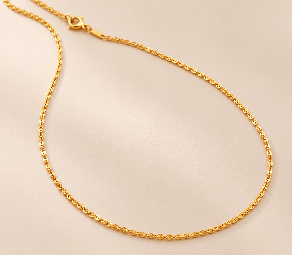 Dây chuyền vàng 14K đồng tiền may mắn - AME Jewellery