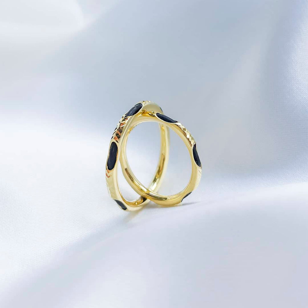 Engraved Ring in 14K Yellow Gold - AME Jewellery