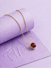 Mặt dây Vàng 14K Đá quý tự nhiên Red Garnet - AME Jewellery