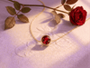 Natural Red Garnet Solitaire Bezel Pendant in 14K Yellow Gold - AME Jewellery