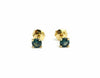 Bông tai Vàng 14K Đá quý thiên nhiên Green Sapphire - AME Jewellery