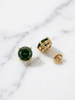 Bông tai vàng đá quý tự nhiên Natural Green Tourmaline Earrings in 14K Yellow Gold by AME Jewellery