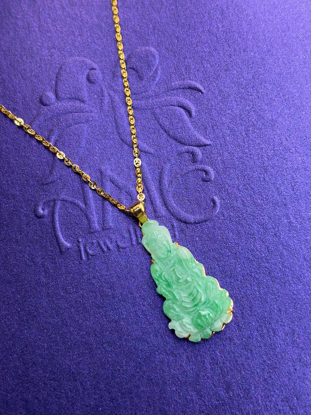 Buddha Necklace Guanyin Gold Pendant Buddhist Guanyin Pendant