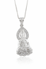 Mặt dây Phật Bà Quan Âm | Guanyin Buddha Pendant Necklace in Sterling Silver by AME Jewellery