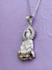 Mặt dây Bạc cao cấp Phật Bà Quan Âm | Guanyin Buddha Pendant in Sterling Silver by AME Jewellery